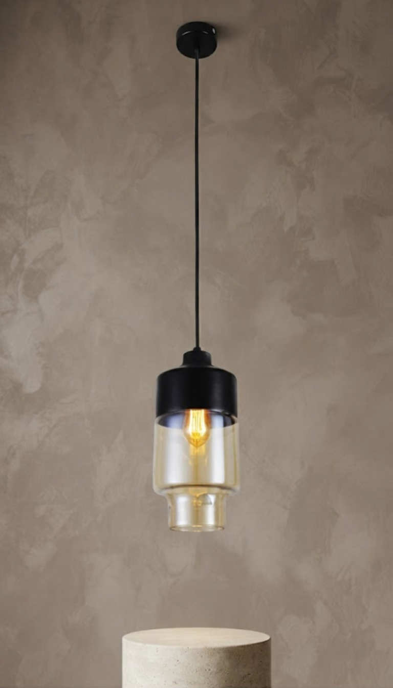 Colgante de Cristal Tintado