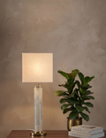 Lámpara de Mesa Cristal Texturizado